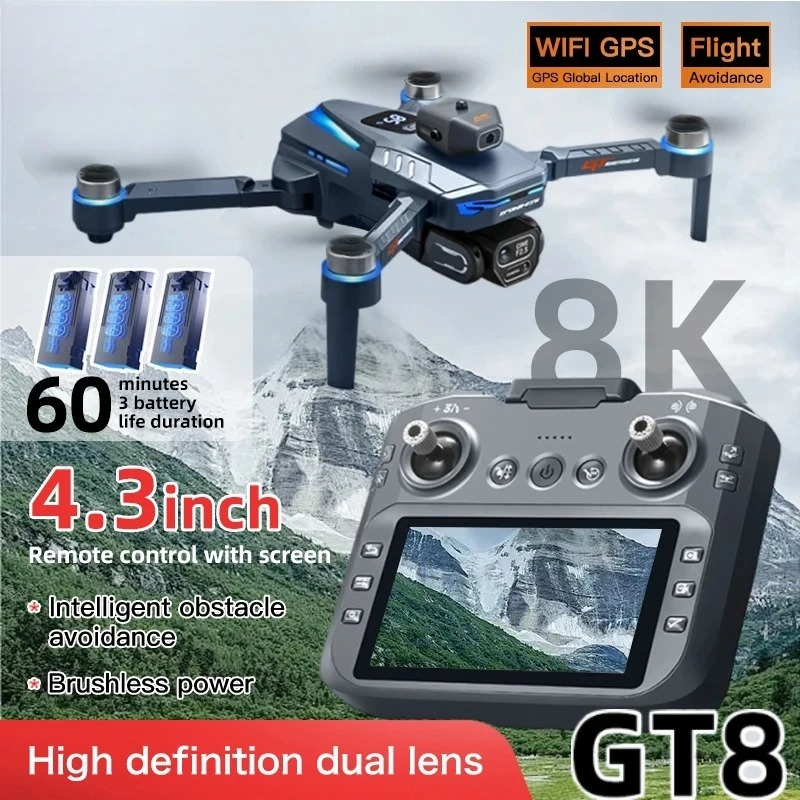Drone Surveying - Dron Original GT8 8K Profesional con