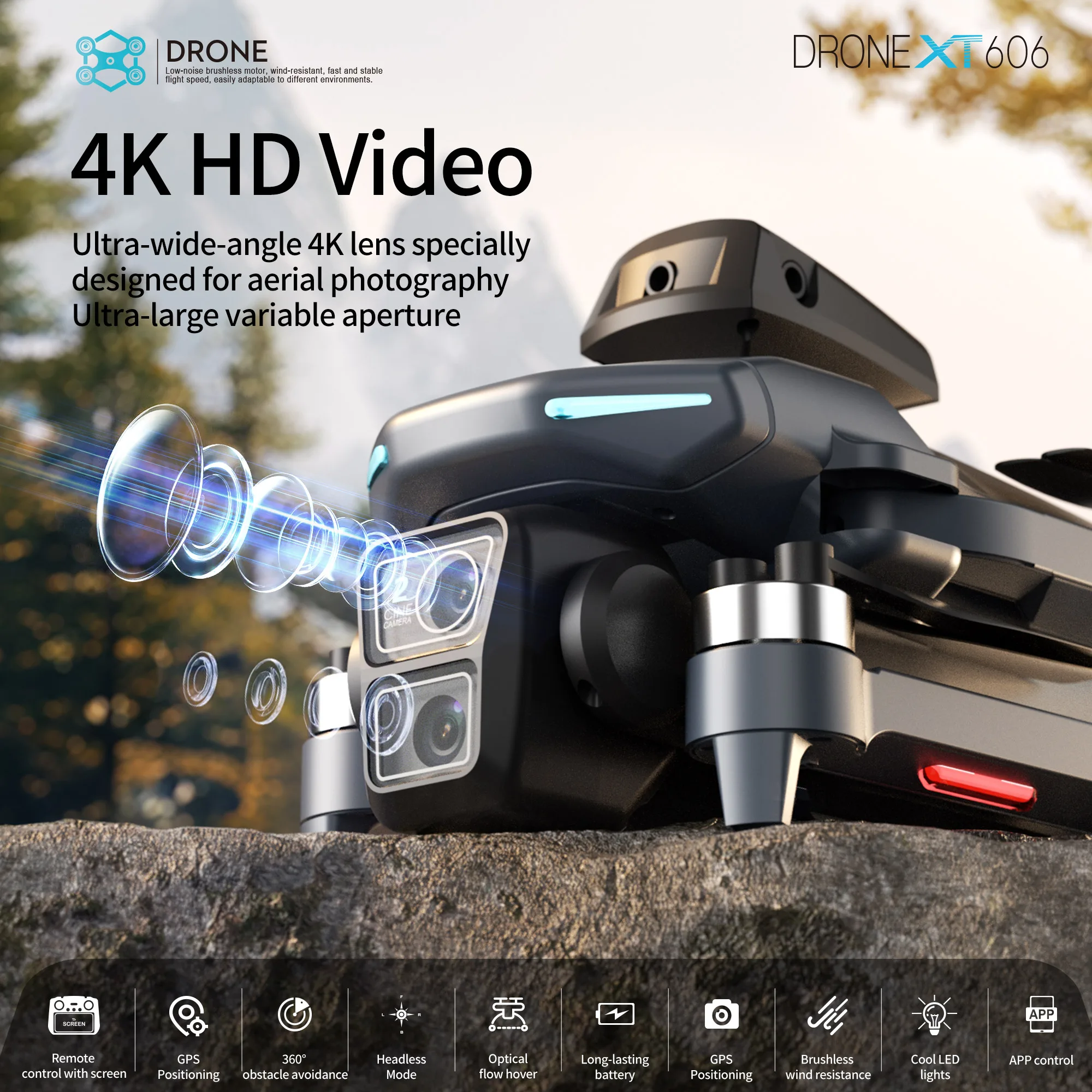 Dron Original XT606 Profesiona - Drone Mapping reseña y precio