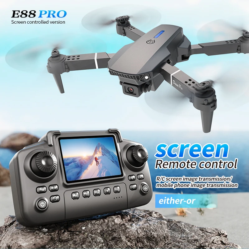 Dron profesional E88 PRO con p - Drone Cinematic reseña y precio