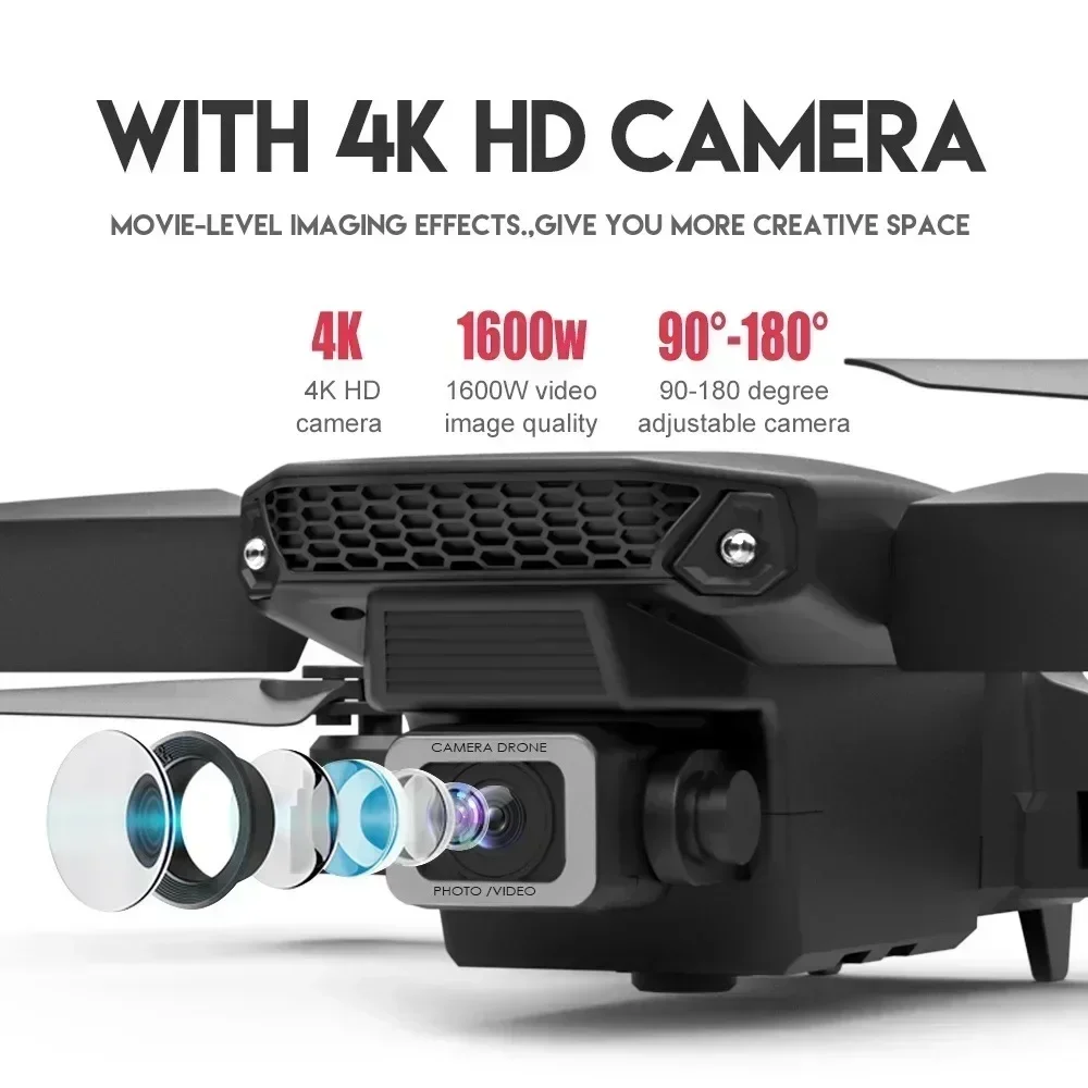 E88 Pro WIFI FPV Drone gran an - Drone Cinematic reseña y precio
