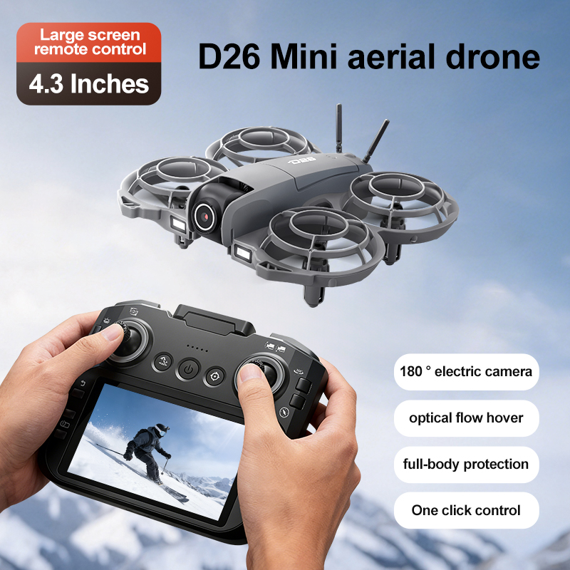 Dron D26 4K Aéreo HD 180 °   D - Drone Cinematic reseña y precio