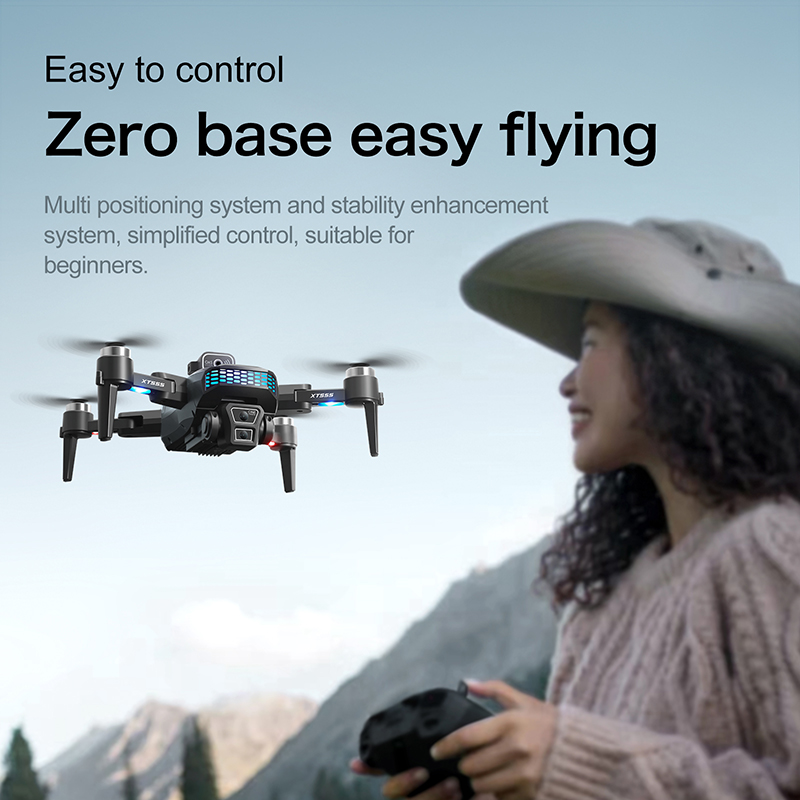 Nuevo Dron RC XT555 con GPS, C - Drone Multispectral reseña y precio