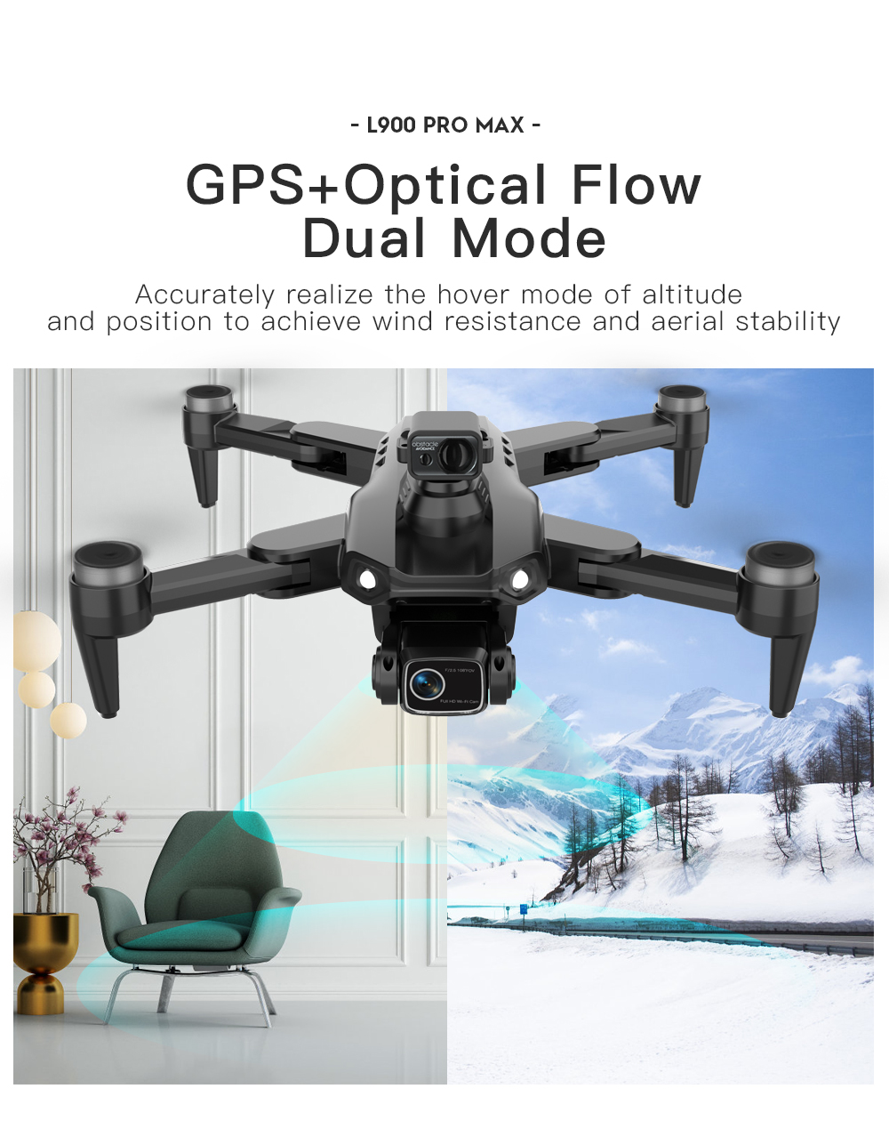LYZRC L900 PRO MAX láser evita - Drone Multispectral reseña y precio